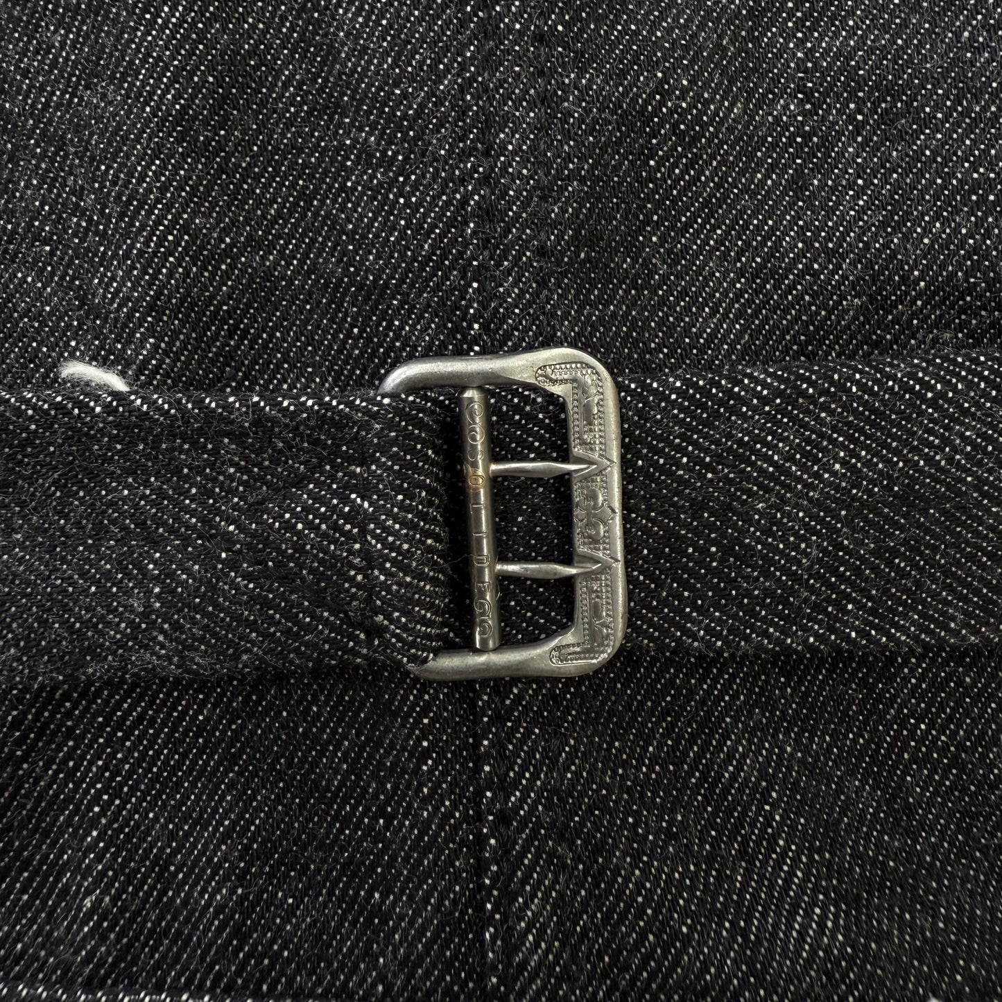 Black denim 1944 W.W.2 Model B404xx Denim Jacket(yarn-dyed)