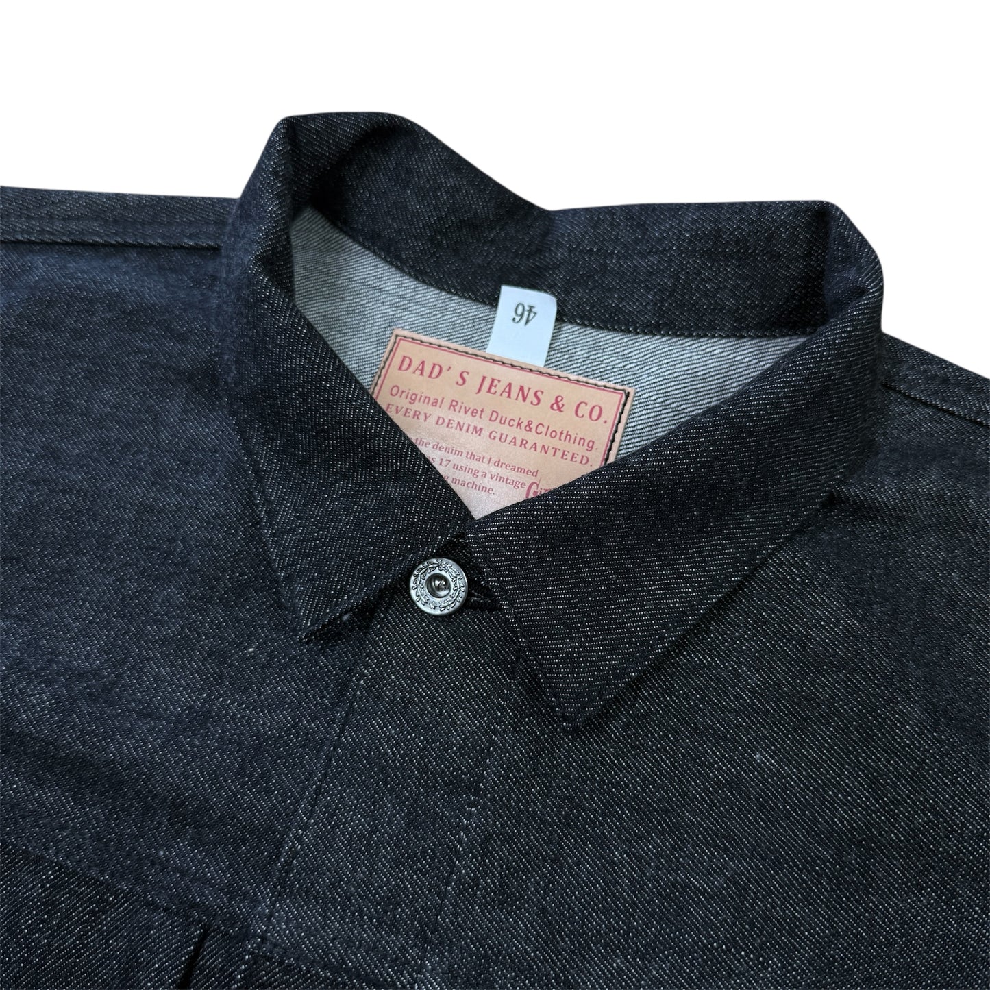 Black denim 1944 W.W.2 Model B404xx Denim Jacket(yarn-dyed)