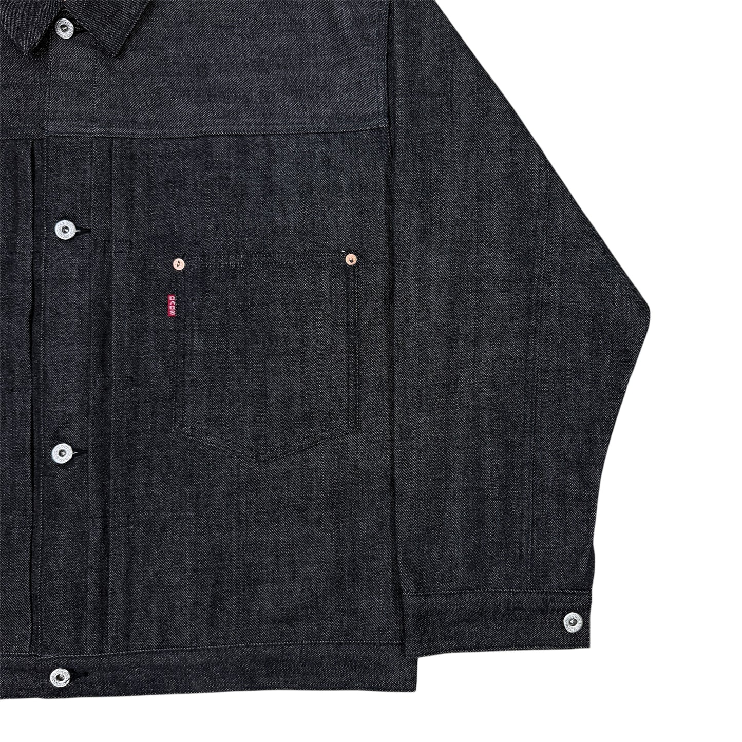 Black denim 1944 W.W.2 Model B404xx Denim Jacket(yarn-dyed)