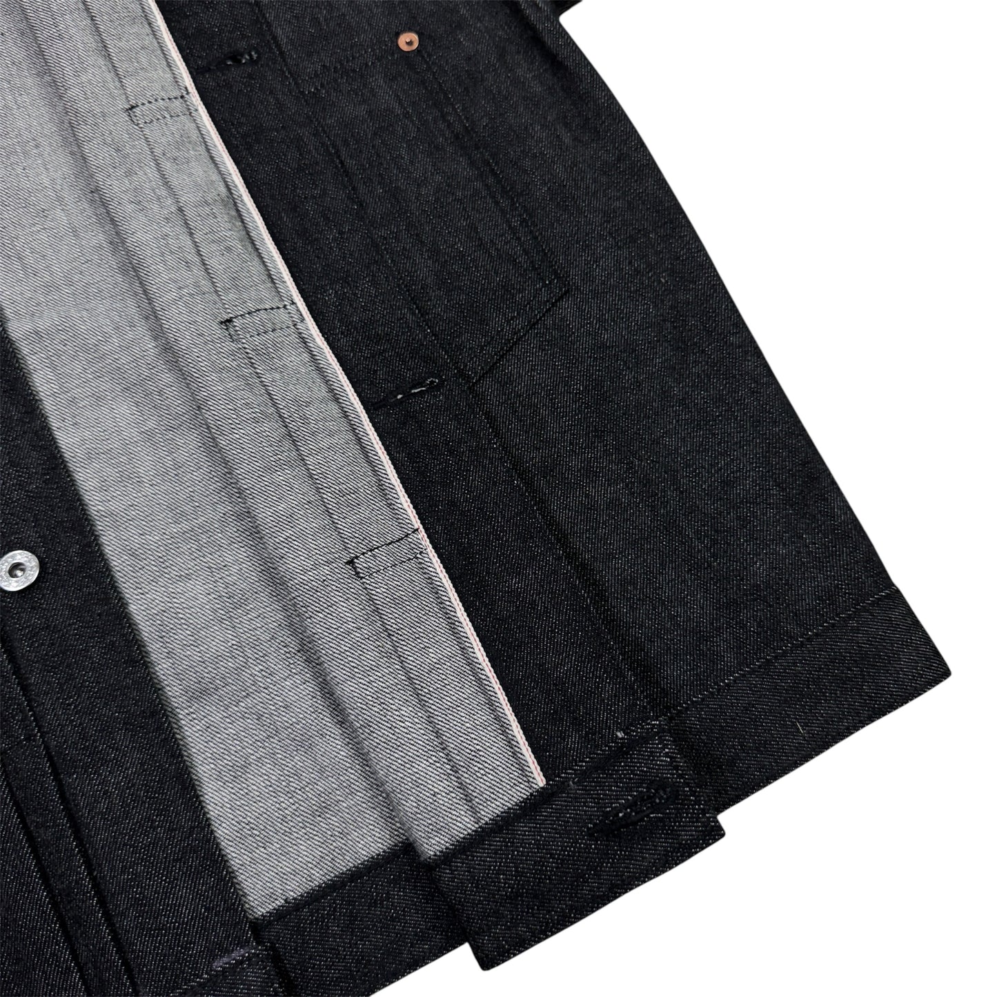 Black denim 1944 W.W.2 Model B404xx Denim Jacket(yarn-dyed)