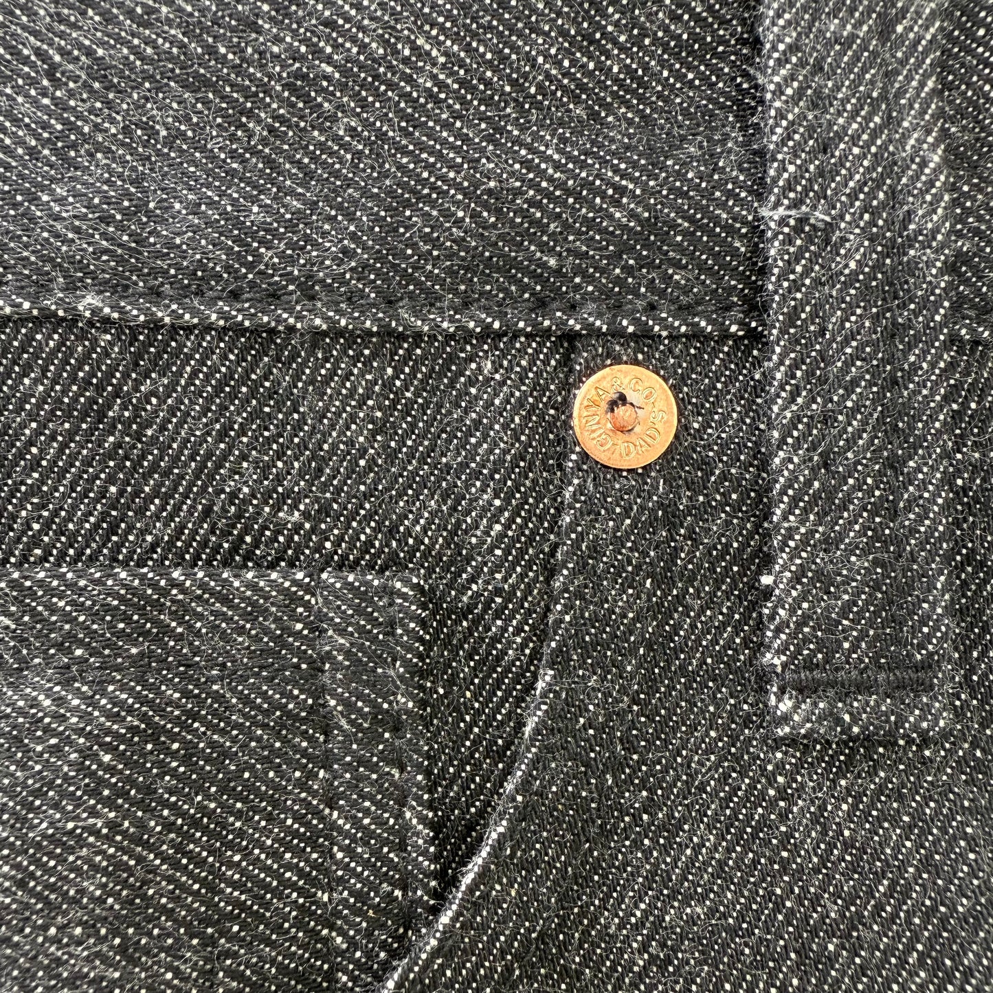 Black denim 1944 W.W.2 Model B44xx Denim Jeans (yarn-dyed)