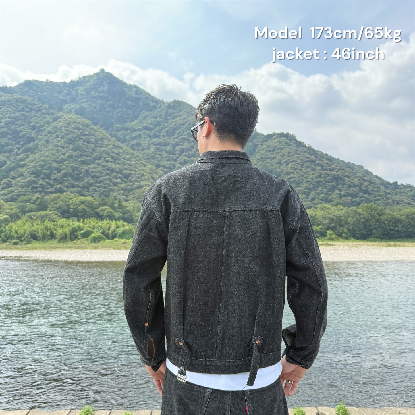 Black denim 1944 W.W.2 Model B404xx Denim Jacket(yarn-dyed)