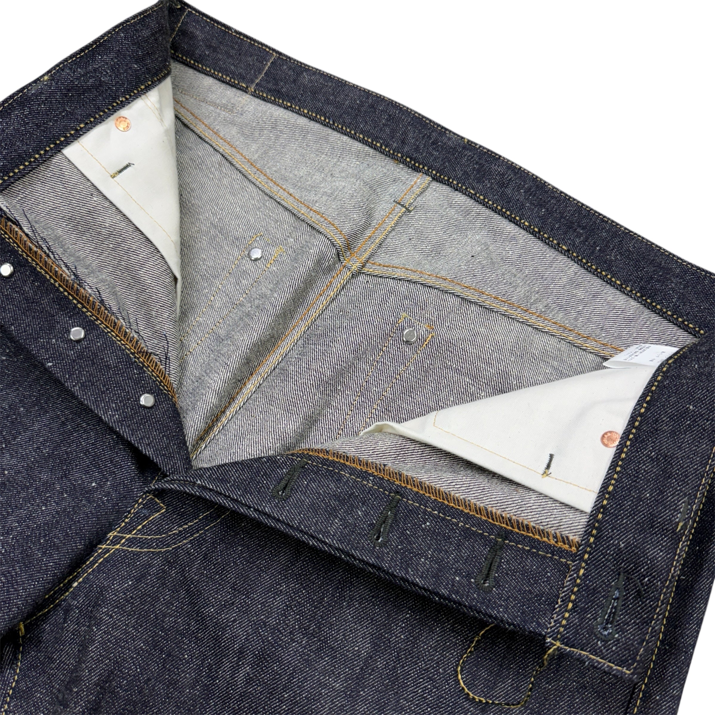 1942 W.W.2 Neppy Fabric Regulation Model S42XX Denim Jeans – GINYA