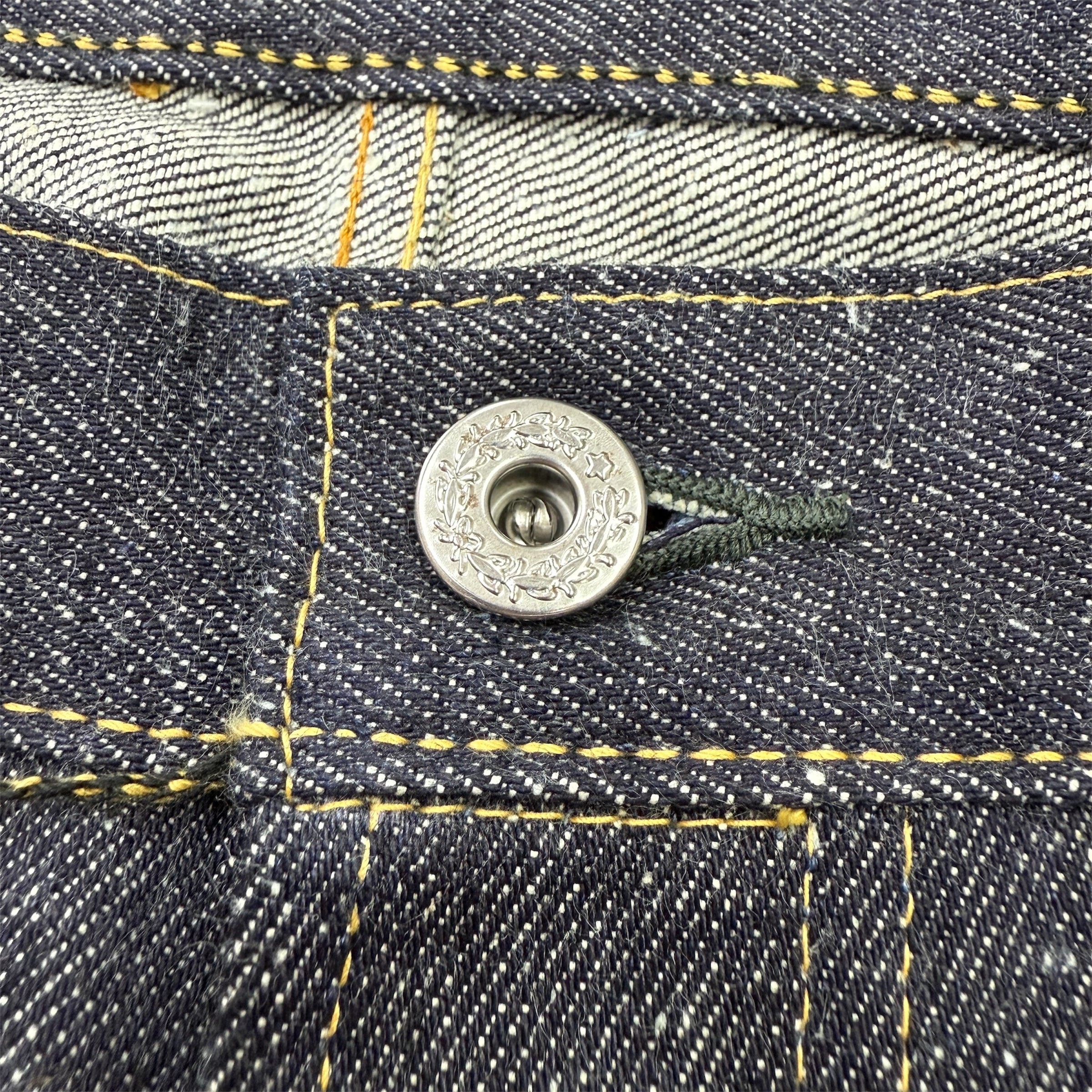 1942 W.W.2 Neppy Fabric Regulation Model S42XX Denim Jeans – 銀屋