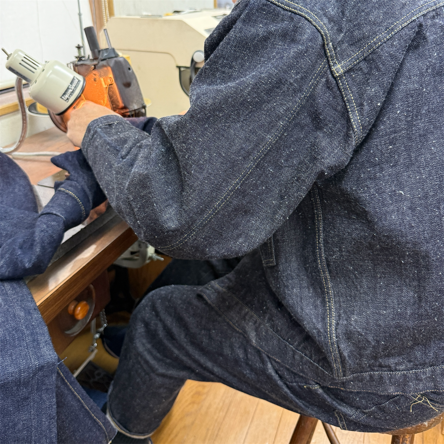 1942 W.W.2 Neppy Fabric Regulation Model S42XX Denim Jeans