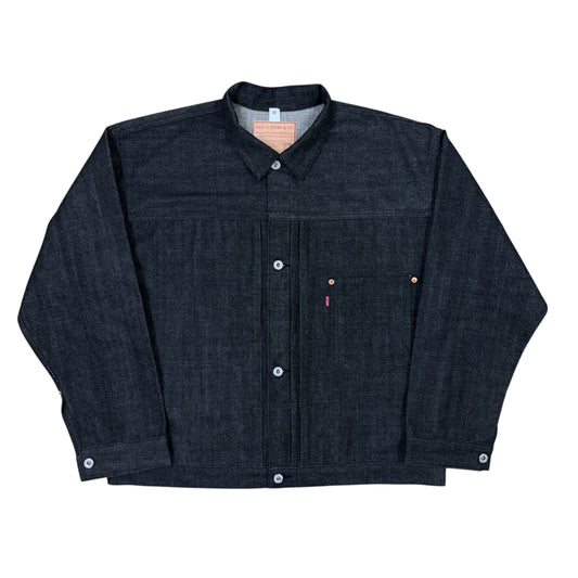 Black denim 1944 W.W.2 Model  B404xx  Denim Jacket（yarn-dyed）