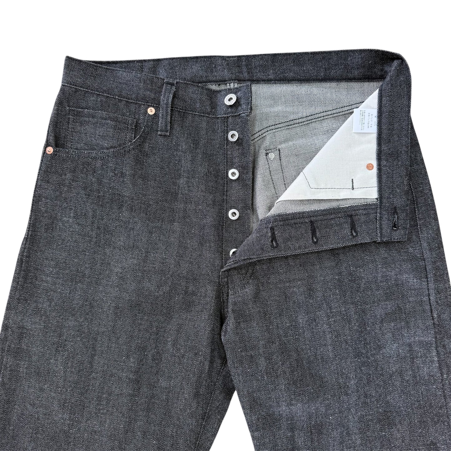 Black denim 1944 W.W.2 Model B44xx Denim Jeans （yarn-dyed）