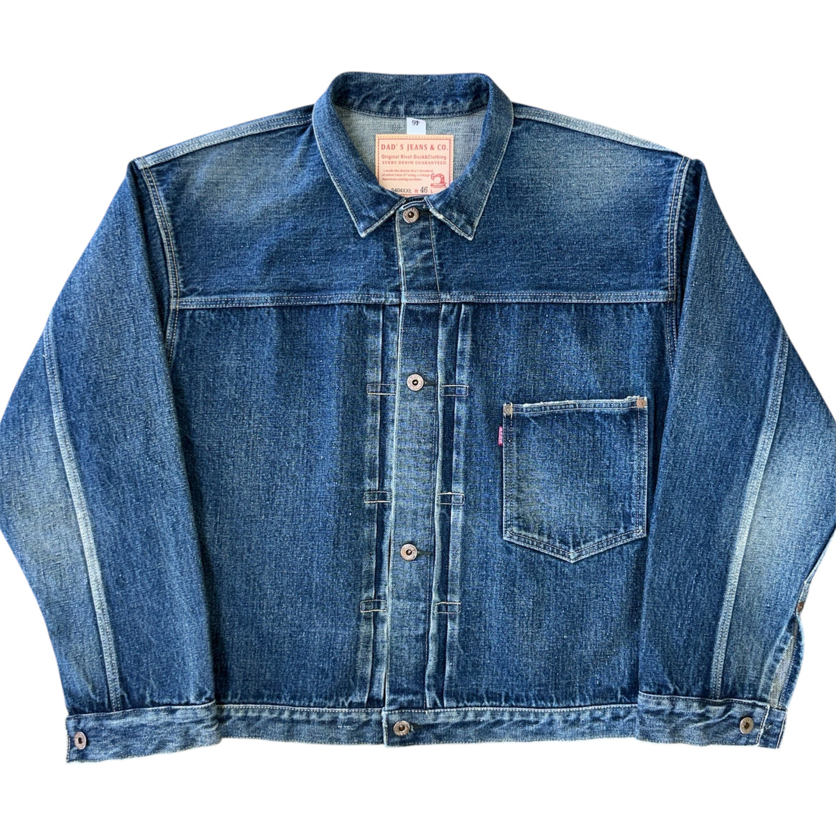 WWⅡ  Vintage Washed Denim Jacket