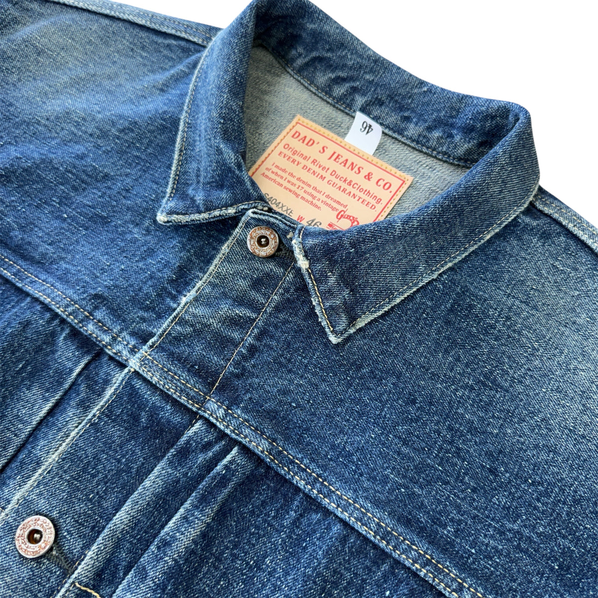 WWⅡ  Vintage Washed Denim Jacket