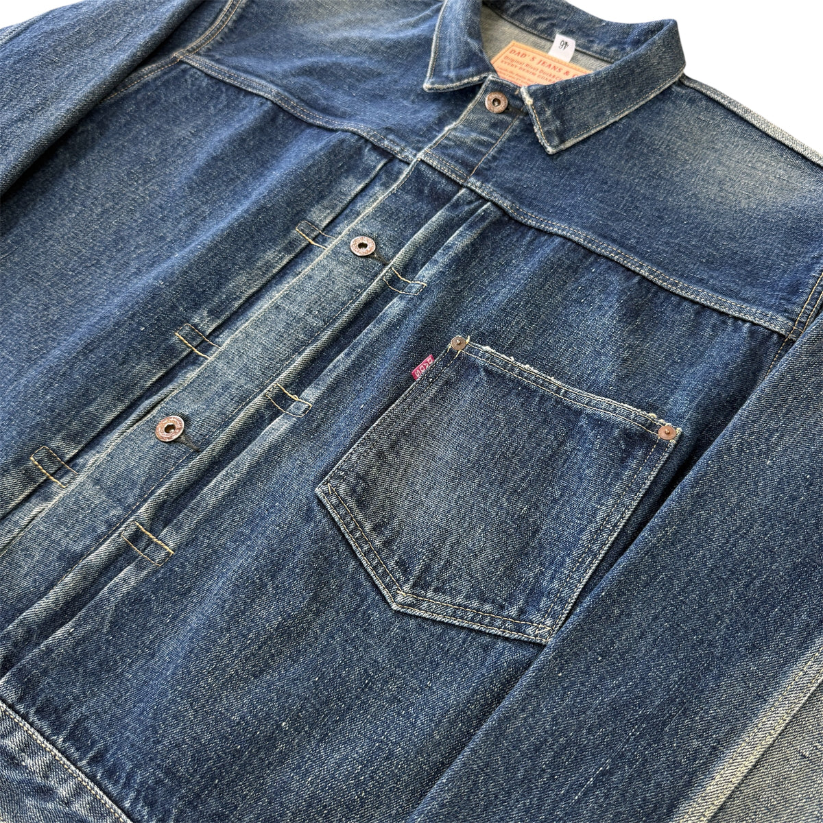 WWⅡ  Vintage Washed Denim Jacket